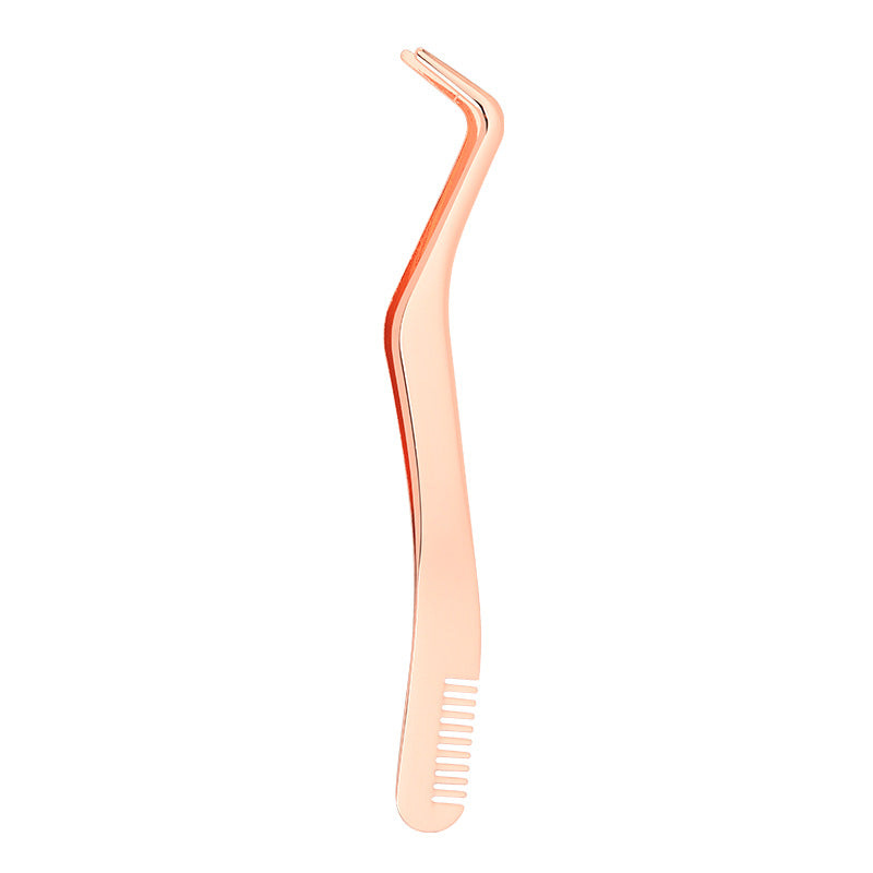 Lash tweezers with comb