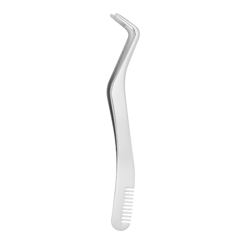 Lash tweezers with comb